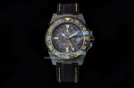 Custom Rolex GMT Master II All Carbon Watch From JH Factory Yellow Markers